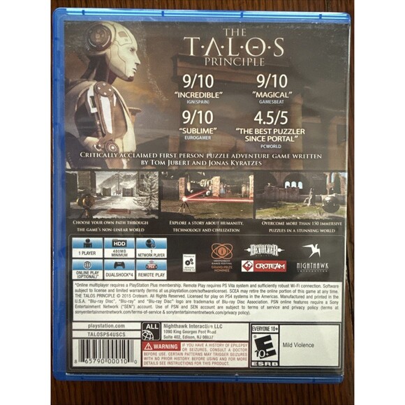 The Talos Principle: Deluxe Edition (Sony Playstation 4 PS4) - Picture 5 of 5
